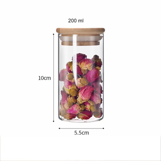 Wholesale 100ml 150ml 240ml Glass Spice Jar Spice Rack for Kitchen