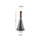 Cone Shape Stainless Steel Cheese Grater with Wooden Handle for Shaving Cheese Fruits Vegetables