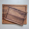 Unique Engraved Walnut Cutting Board with Customizable Logo