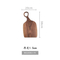 Solid Wood Walnut Serving Board 2 PCS Set