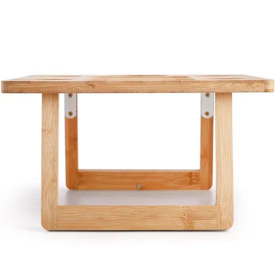 Foldable Rectangle Bamboo Wine Table Picnic Table for Outdoor