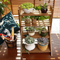 Multi-Layer Wood Flower Stand Succulent Display Stand Flower Pot Rack Shelf Balcony Plant Rack