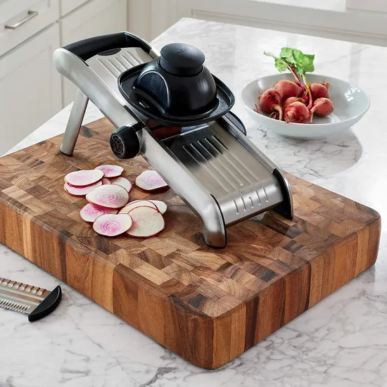 Rectangle Shape Thick End Grain Acacia Wood Cutting Board Butcher Block