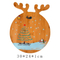 Solid Wood UV Printing Christmas Charcuterie Board for Meat Fruit Crackers Dessert Snack