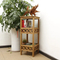 Multi-Layer Storage Garden Holder Display Shelf Wooden Plant Stand for Balcony Corridor Garden