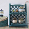 2 Tier Folding Wooden Flower Stands Plant Display Shelf Storage Rack Ladder Stand Rack