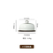 Fujian Factory Manufacture Round Acacia Wood Cake Stand with Glass Dome