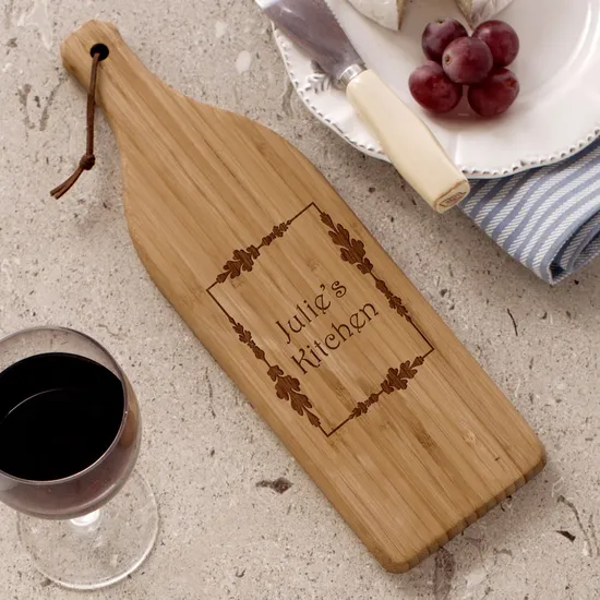 Portable Paddle Bamboo Kitchen Cheese Cutting Board Serving Board Set Bulkbuy