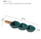 European Creative Ceramic Portion Bowl Snack Bowl with Wooden Handle