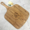 Double Sided 24X15 Inch Bamboo Pizza Chopping Board Pizza Peel