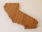 Elegant California Slate Shape Bamboo Cutting Board for Cheese