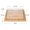 Bamboo Butter Stand Cake Stand Butter Tray with Transparent Lid