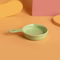 Flat - Bottomed Ceramic Pot Cat Bowl Slow - Feeding Bowl Drinking Bowl with Handle and Bamboo Stand