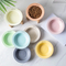 Dog Supplies Pet Ceramic Food Bowl with Wooden Rack