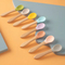 Pet Supplies Silicone Pet Cat Dog Feeding Spoon with Beech Wood Handle
