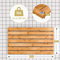 Thickened Sturdy Nonslip Bamboo Bath Mat for Luxury Shower
