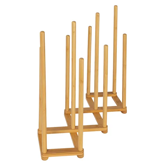 Free Standing 5 Pair Bamboo Boot Rack