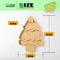 Christmas Tree Shaped Wooden Snack & Dessert Tray Bamboo Appetizer Plates for Xmas Party