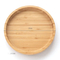 Round Shaped Bamboo Kids Plate with Suction for Home