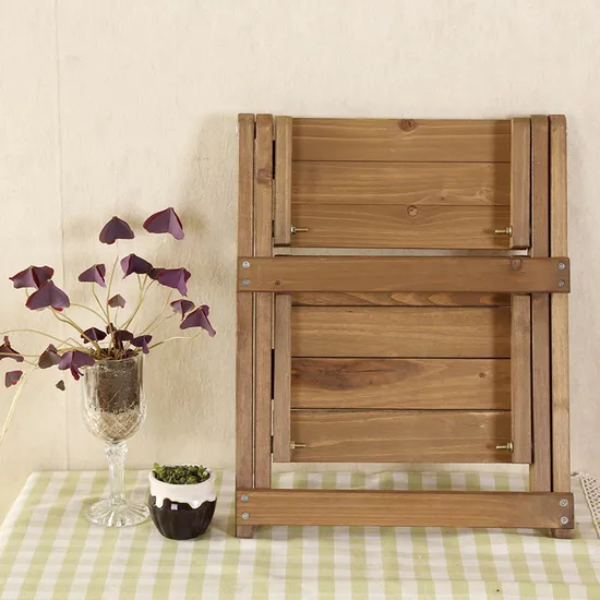 Garden Decoration Wooden Flower Stand Flower Rack for Hanging Plants