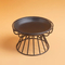 Metal High-Foot Neck-Protecting Ceramic Pet Water Bowl for Cats and Dogs