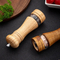 6-Inch Versatile Rubber Wood and Acrylic Manual Pepper Grinder Pepper Seasoning Grinding Bottle