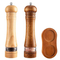Versatile Wood Manual Grinder for Kitchen - Perfect for Black Pepper, Sea Salt and Pepper Powder