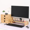 Bamboo Desk Drawer Organizer Tabletop Storage Organization Box for Office Home Toiletries Supplies Vanity
