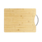 Premium Bamboo Cutting Board with Durable Stainless Steel Handle