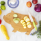 Adorable Pig-Shaped Bamboo Fruit Chopping Board for Kitchen Use