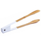 Long Bamboo Kitchen Tongs with Color Painting