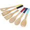Wholesale Colorful Bamboo Cooking Utensils Set for Christmas Gift