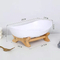 Bamboo Storage Basket with Display Shelf for Fruit, Candy, Bread