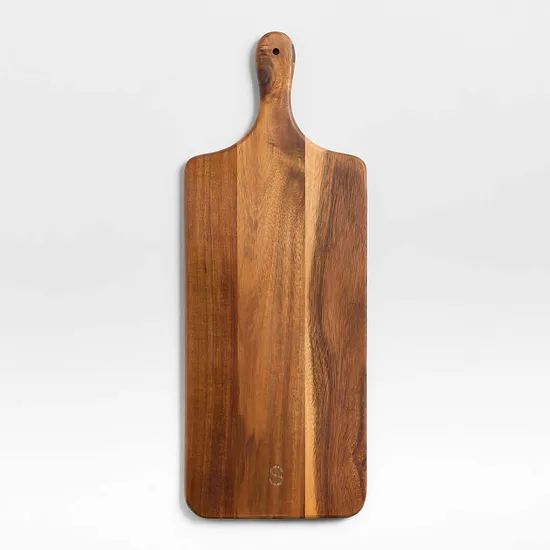 Paddle Shape Wood Serving Board for Bread / Charcuterie / Cheese