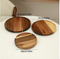 Rustic Round Roatating Bamboo Lazy Susan for Serving Fruit / Cake