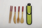 4 PCS Bamboo Travel Cutlery Set with Bags