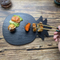 Pineapple Shape Slate Cheese Serving Platter for Meat / Fruit / Sushi