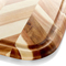 Large Rectangle Herringbone Pattern Wood Cutting Board for Kitchen