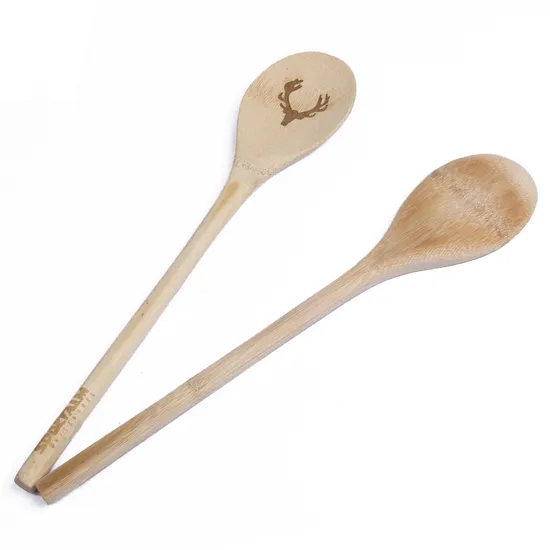 Eco Long Handle Bamboo Mixing Spoon for Coffee
