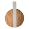 Acacia Wood and White Marble Cheese Board Set