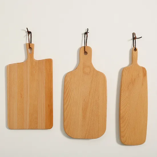 Eco Friendly Large Beech Wood Cutting Board Serving Board