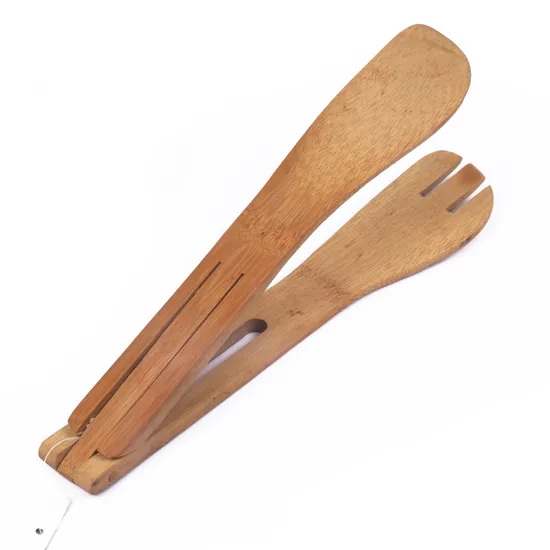 Wholesale Wide Bamboo Bread Tongs