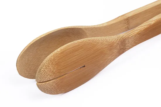 Long Bamboo BBQ Tongs for Cooking