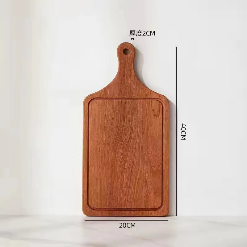 Hot Selling Ebony Wood Serving Board for Pizza Cheese Charcuterie Sushi