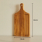 Lightweight Travel-Size Olive Wood Serving Board with Juice Groove