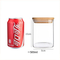 Clear Glass Food Storage Containers Glass Jars with Airtight Bamboo Lid