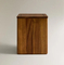 Luxury Acacia Wood Storage Box Wood Trash Can Dust Bin for Home