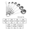 Double Head Stainless Steel Measuring Spoons for Measure Coffee Bean and Tea Leaf Sets