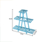 3-Layer Multi-Function Wooden Flower Rack Plant Stand Flower Shelf for Indoor Outdoor Display