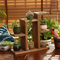 Multi-Tier Wooden Desktop Small Flower Stand Office Balcony Bay Succulents Rack Flower Pot Plant Shelf